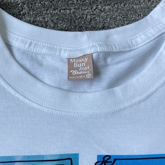 Trendy Collage of Sardines T-Shirt with Embroidered Wording - Picture 7 of 10